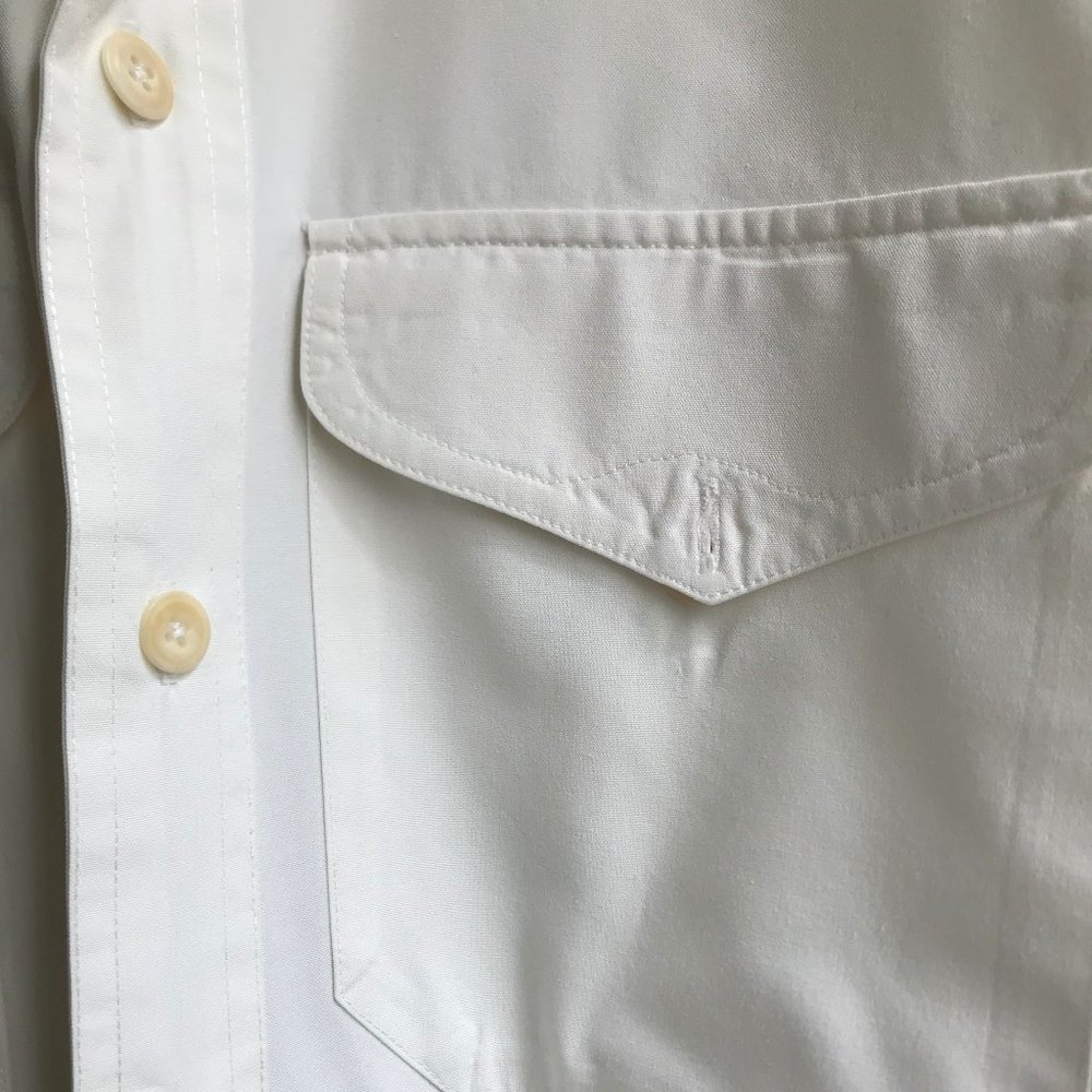 White Filson Button Down size Large